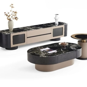 Kệ Tivi & Bàn Trà Nguyên Khối Mặt Đá